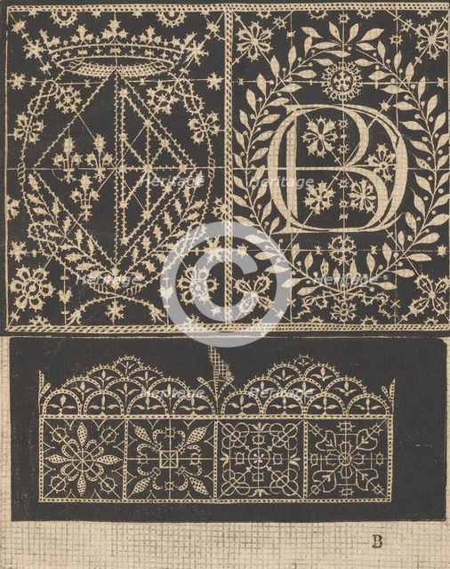 Les Secondes Oeuvres, et Subtiles Inventions De Lingerie du Seigneur Federic de Vinciolo V..., 1603. Creator: Federico de Vinciolo.