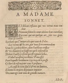 Les Secondes Oeuvres, et Subtiles Inventions De Lingerie du Seigneur Federic de Vinciolo V..., 1603. Creator: Federico de Vinciolo