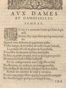 Les Secondes Oeuvres, et Subtiles Inventions De Lingerie du Seigneur Federic de Vinciolo V..., 1603. Creator: Federico de Vinciolo