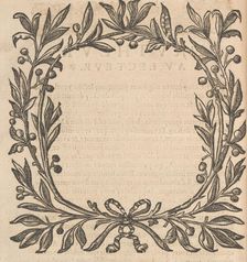 Les Secondes Oeuvres, et Subtiles Inventions De Lingerie du Seigneur Federic de Vinciolo V..., 1603. Creator: Federico de Vinciolo