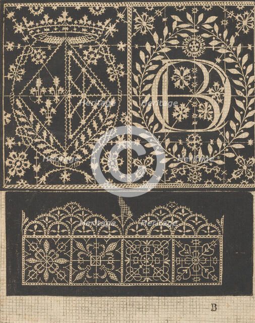 Les Secondes Oeuvres, et Subtiles Inventions De Lingerie du Seigneur Federic de Vinciolo V..., 1603. Creator: Federico de Vinciolo.