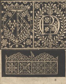 Les Secondes Oeuvres, et Subtiles Inventions De Lingerie du Seigneur Federic de Vinciolo V..., 1603. Creator: Federico de Vinciolo