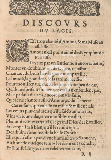 Les Secondes Oeuvres, et Subtiles Inventions De Lingerie du Seigneur Federic de Vinciolo V..., 1603. Creator: Federico de Vinciolo.