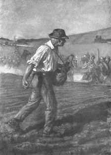 Les semailles de l'automne de 1916 1916. Creator: Lucien Jonas