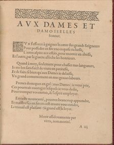 Les Singuliers et Nouveaux Portraicts... page 3 (recto), 1588. Creator: Federico de Vinciolo