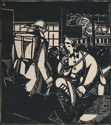 Les Soldats À La Gare 1919. Artist: Jean-Emile Laboureur