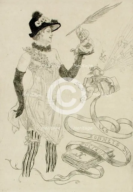 Les Sonnets du Docteur, 1884. Creator: Félicien Rops.