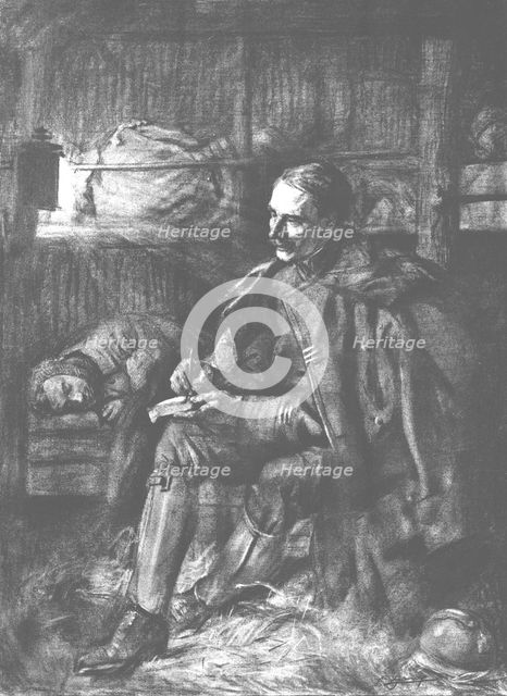 ''Les Souhaits de Bonne Annee; Le Cagna.', 1916. Creator: Unknown.