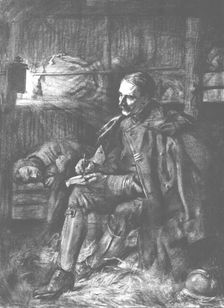 'Les Souhaits de Bonne Annee; Le Cagna. 1916. Creator: Unknown