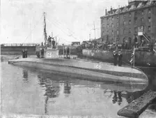 Les Sous-Marin "U C 5"; Un trophee de la marine britannique 1916. Creator: Unknown