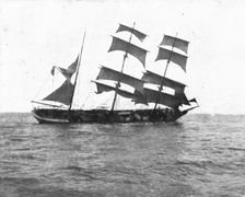 Les sous-marins allemands a l'Oeuvre; Deux phases de l'agonie d'un voiler 1918. Creator: Unknown