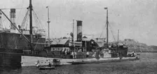 Les sous-marins allemands chez les neutres; les visites de sous-marins allemands aux ports..., 1916 Creator: Unknown