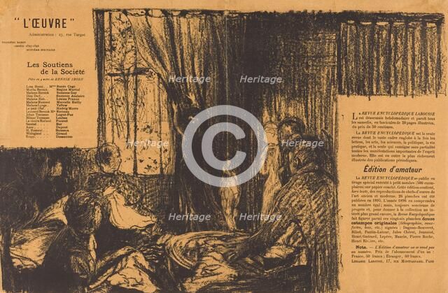Les Soutiens de la société, 1896. Creator: Edouard Vuillard.