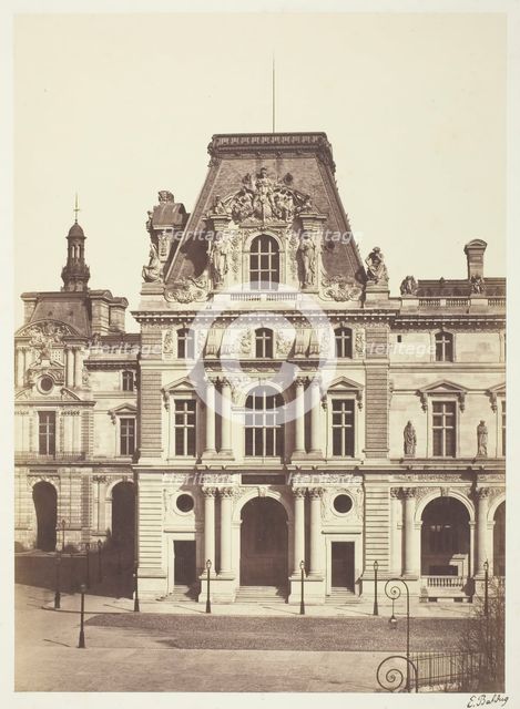 Les Tuileries, 1855/57. Creator: Edouard Baldus.