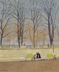 Les Tuileries, 1901. Creator: Felix Vallotton