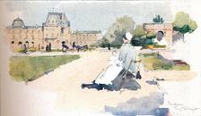 Les Tuileries 1915. Artist: Eugene Bejot