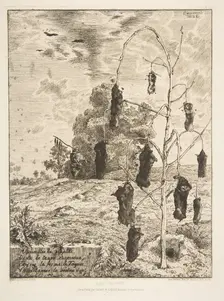 Les Taupes, 1854. Creator: Felix Bracquemond