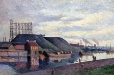 Les terrils de Sacré Madame, 1897. Creator: Maximilien Luce