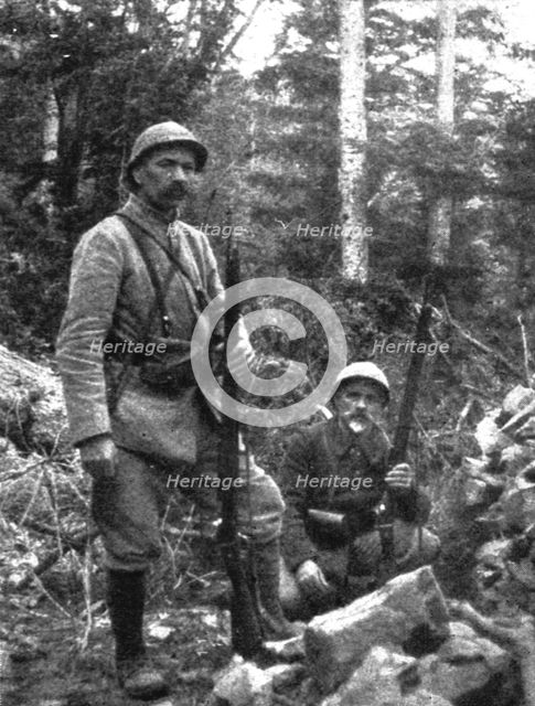 'Les territoriaux Joffre et Pau, 1914 (1916). Creator: Unknown.