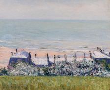 Les toits de l'Hôtel des Roches Noires, Trouville, 1882. Creator: Caillebotte, Gustave (1848-1894)