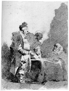 Les Traitants c1750-1800, (1924)Artist: Jean-Honore Fragonard