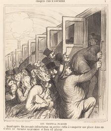 Les trains de plaisir, 1864. Creator: Honore Daumier