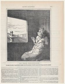 Les Trains Parlementaires, 1872. Creator: Honore Daumier