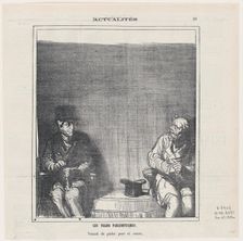 Les Trains Parlementaires, 1872. Creator: Honore Daumier