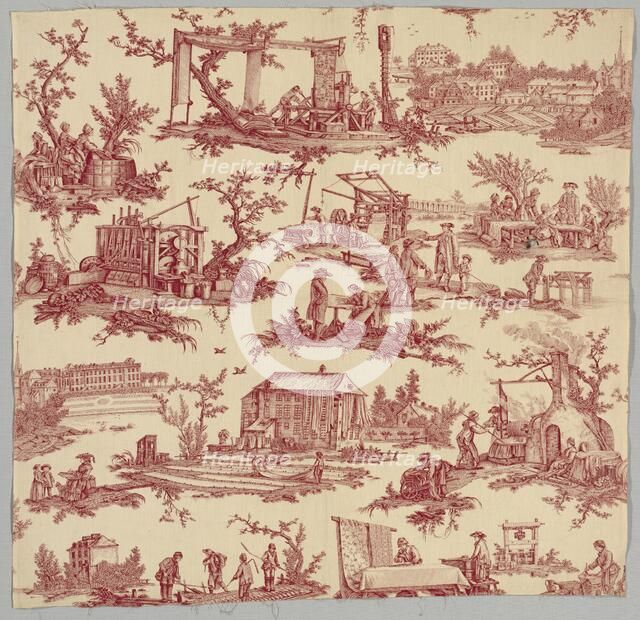 Les Travaux de la Manufacture, c. 1790s. Creator: Unknown.