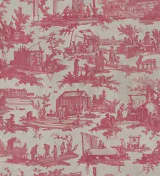 Les Travaux de la Manufacture (The Activities of the Factory) (Furnishing Fabric), France, 1783/84. Creator: Oberkampf Manufactory