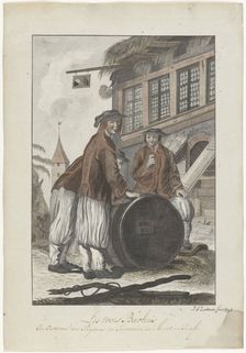 Les Trois Bachus 1795. Creator: J.A. Zoutman