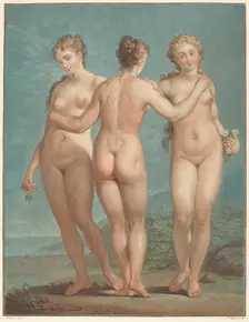Les trois graces. Creator: Jean Francois Janinet