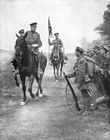 'Les Vainqueurs de Queant-Drocourt; le marechal Haig felicite un detachement..., 1918. Creator: Unknown