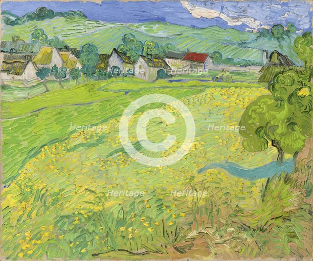 Les Vessenots in Auvers, 1890. Creator: Vincent van Gogh.