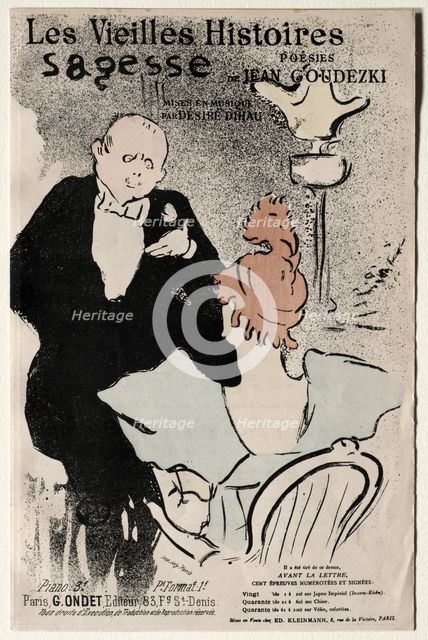 Les Vieilles histoires: Sagesse, 1893. Creator: Henri de Toulouse-Lautrec (French, 1864-1901).