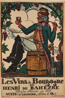 Les Vins de Bourgogne, c1916. Creator: Arnoux, Guy (1886-1951)