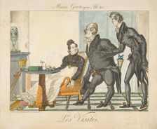 Les Visites, Musée Grotesque, No. 21, early 19th century. Creator: Unknown