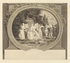 Les Voeux acceptees, probably c. 1777/1783. Creator: Nicolas Delaunay