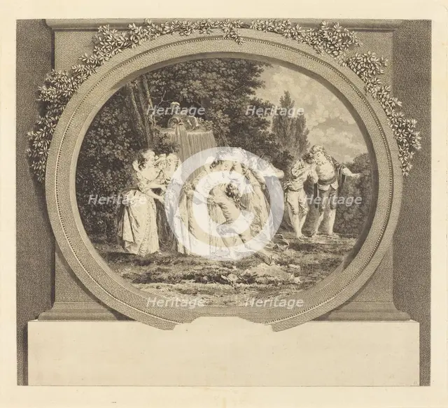Les Voeux acceptees, probably c. 1777/1783. Creator: Nicolas Delaunay.