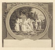 Les Voeux acceptees, probably c. 1777/1783. Creator: Nicolas Delaunay