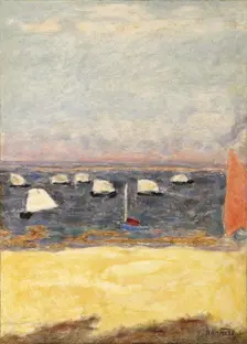 Les Voiliers, régates, ca 1932. Creator: Bonnard, Pierre (1867-1947)