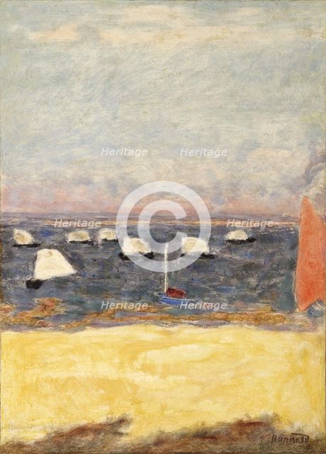 Les Voiliers, régates, ca 1932. Creator: Bonnard, Pierre (1867-1947).