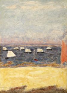 Les Voiliers, régates, ca 1932. Creator: Bonnard, Pierre (1867-1947)