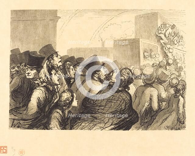 Les Voyageurs du dimanche, 1862. Creator: Charles Maurand.