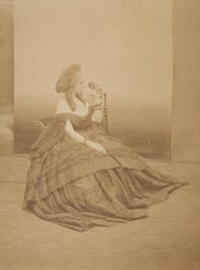 Les yeux mirés, 1860s. Creator: Pierre-Louis Pierson