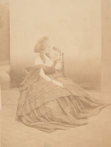 Les yeux mirés, 1860s. Creator: Pierre-Louis Pierson