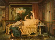 Lesbia and her Sparrow, 1860