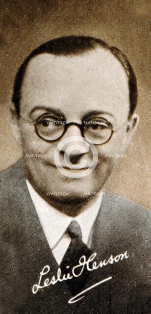 Leslie Lincoln Henson (1891-1957), English comedian, actor, producer and director, 1935. Artist: Unknown