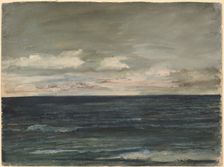 Lesson Study on Jersey Coast, 1881. Creator: John La Farge