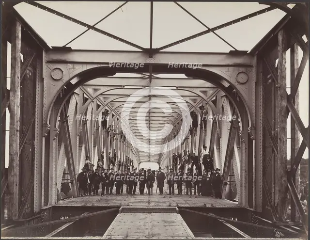 Lessart Viaduct on the Rance River, October 1879. Creator: Louis Lafon.